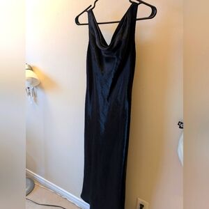 Japanese vintage Elegant Black Evening Gown